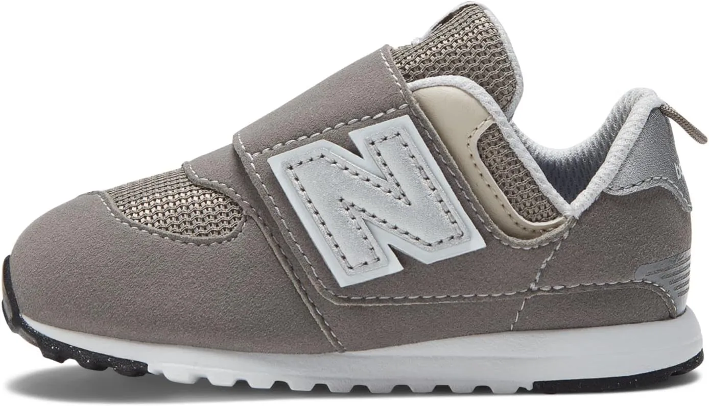 New Balance Unisex-Child 574 V1 70s Racing New-b Hook & Loop Sneaker