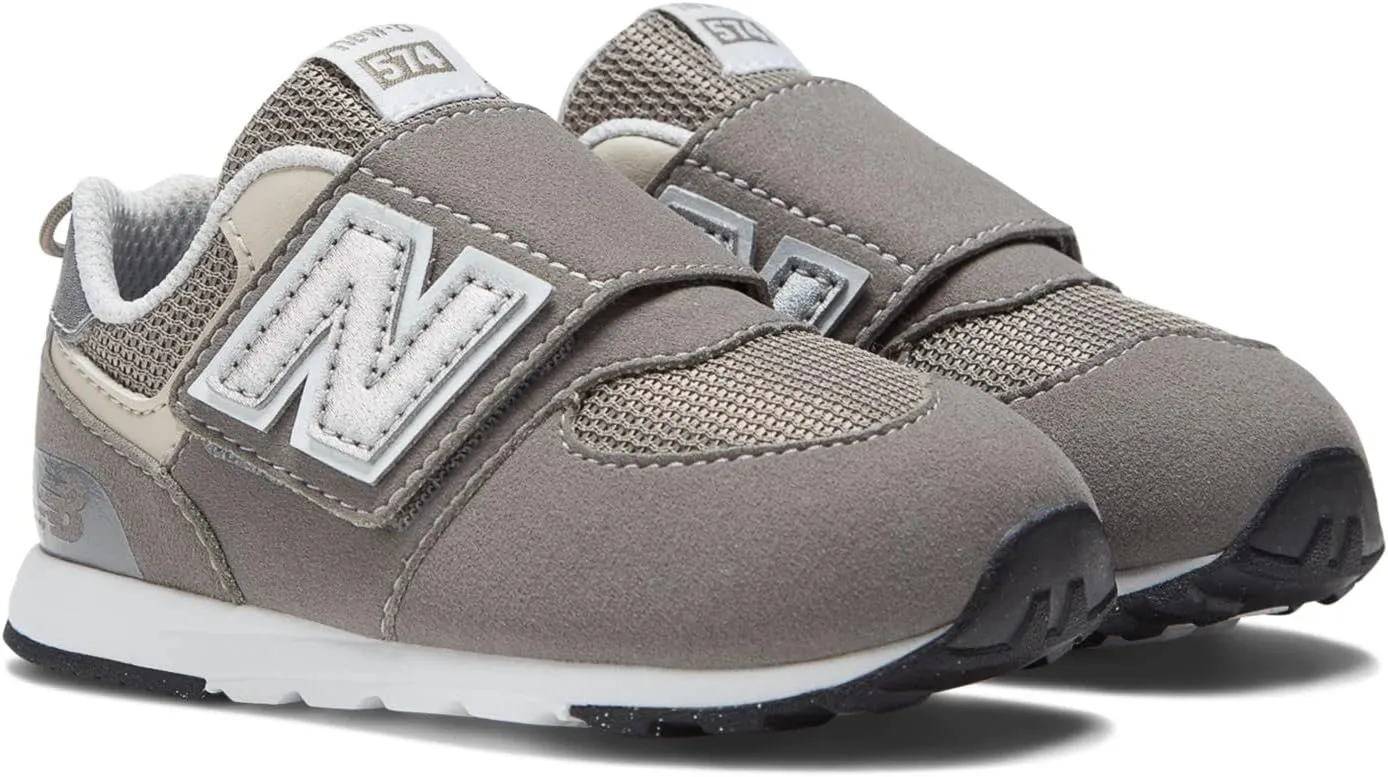 New Balance Unisex-Child 574 V1 70s Racing New-b Hook & Loop Sneaker