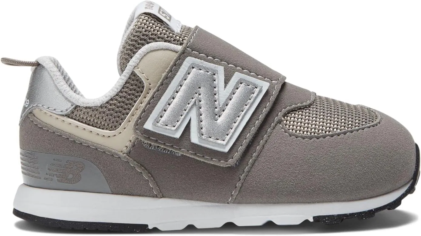 New Balance Unisex-Child 574 V1 70s Racing New-b Hook & Loop Sneaker