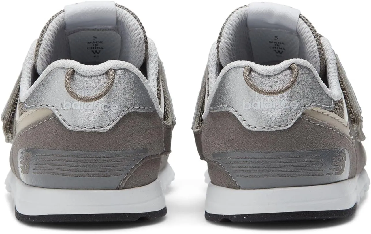 New Balance Unisex-Child 574 V1 70s Racing New-b Hook & Loop Sneaker