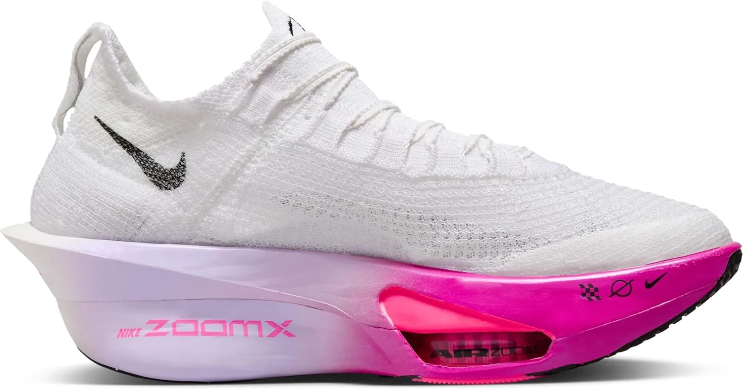 Nike Alphafly 3 Women's Road Racing Shoes (FD8315-100, White/Purp)