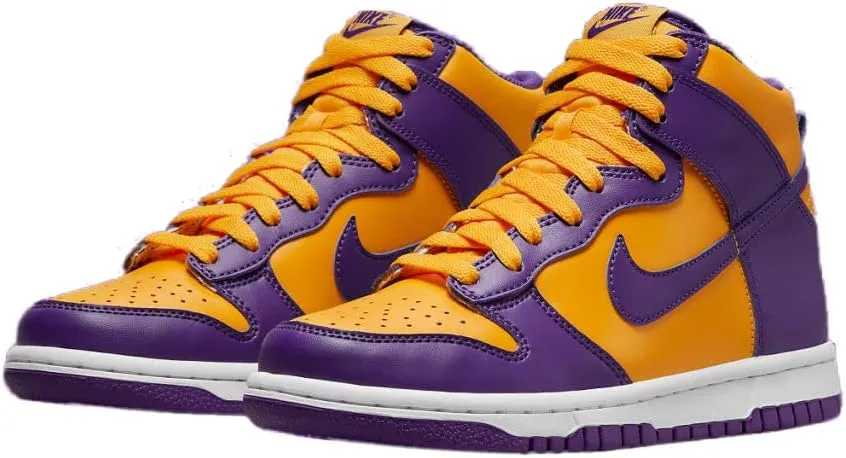 Nike Big Kid's Dunk Hi White/Midnight Navy (DH9751 100)