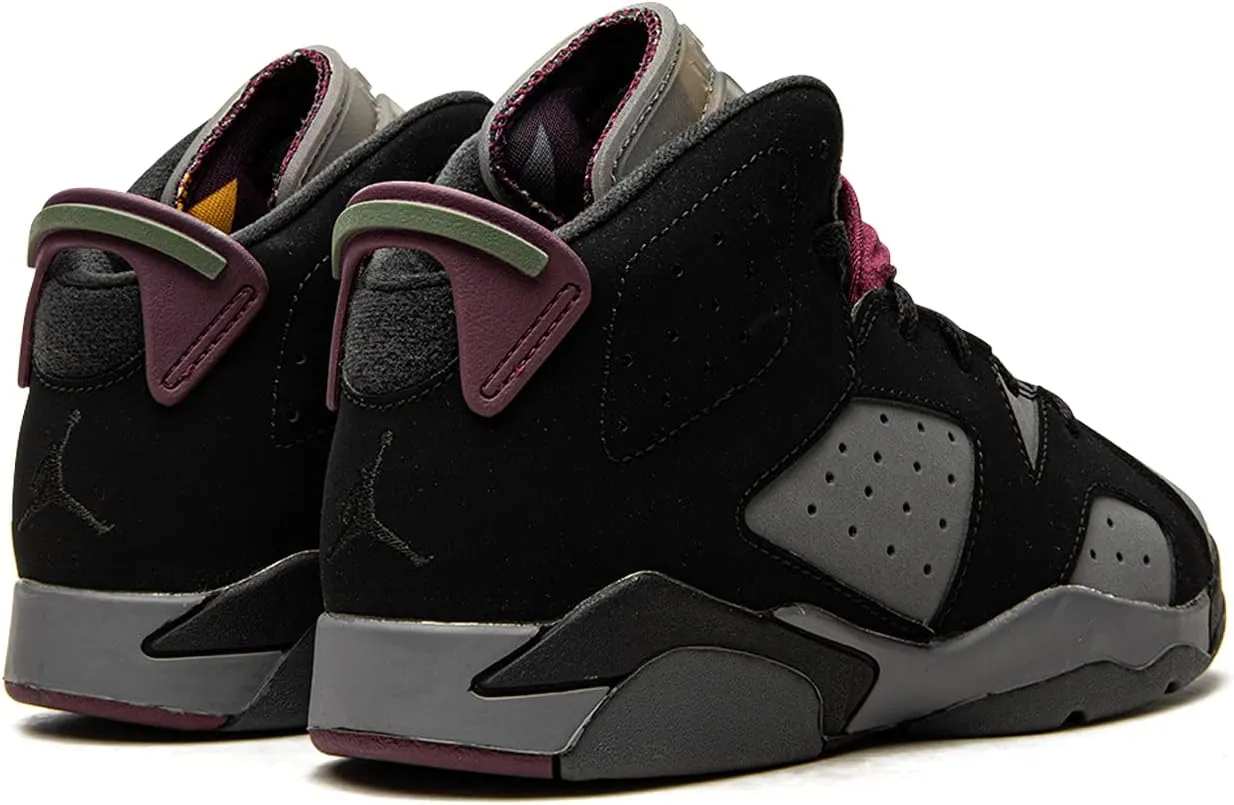Nike Preschool Air Jordan 6 Retro PS Bordeaux, Black/Light Graphite/Dark Grey
