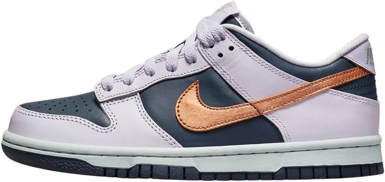 Nike Youth Dunk Low Se DX1663 400 Copper Swoosh - Size