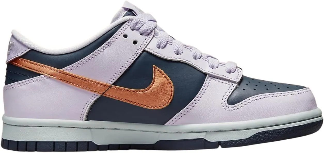 Nike Youth Dunk Low Se DX1663 400 Copper Swoosh - Size
