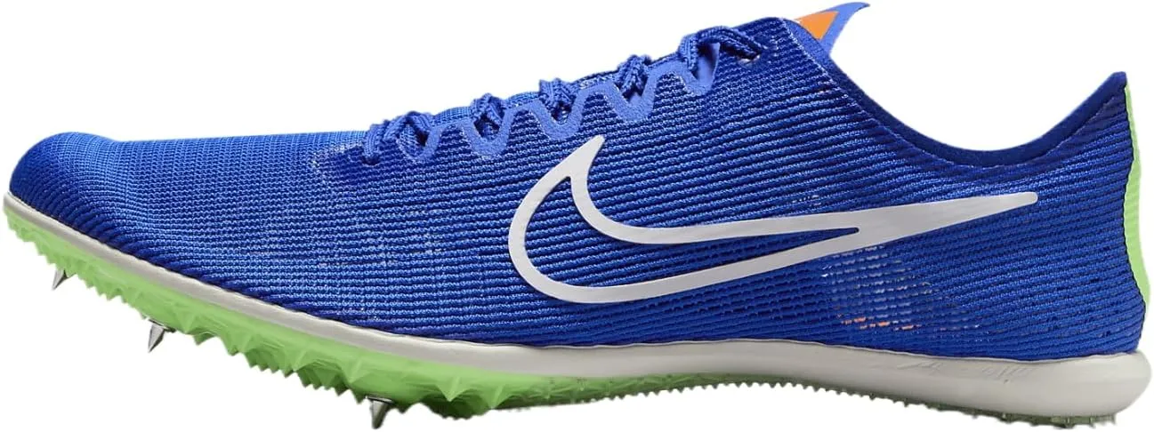 Nike Zoom Mamba 6 Track & Field Distance Spikes, 4.5, White/Black