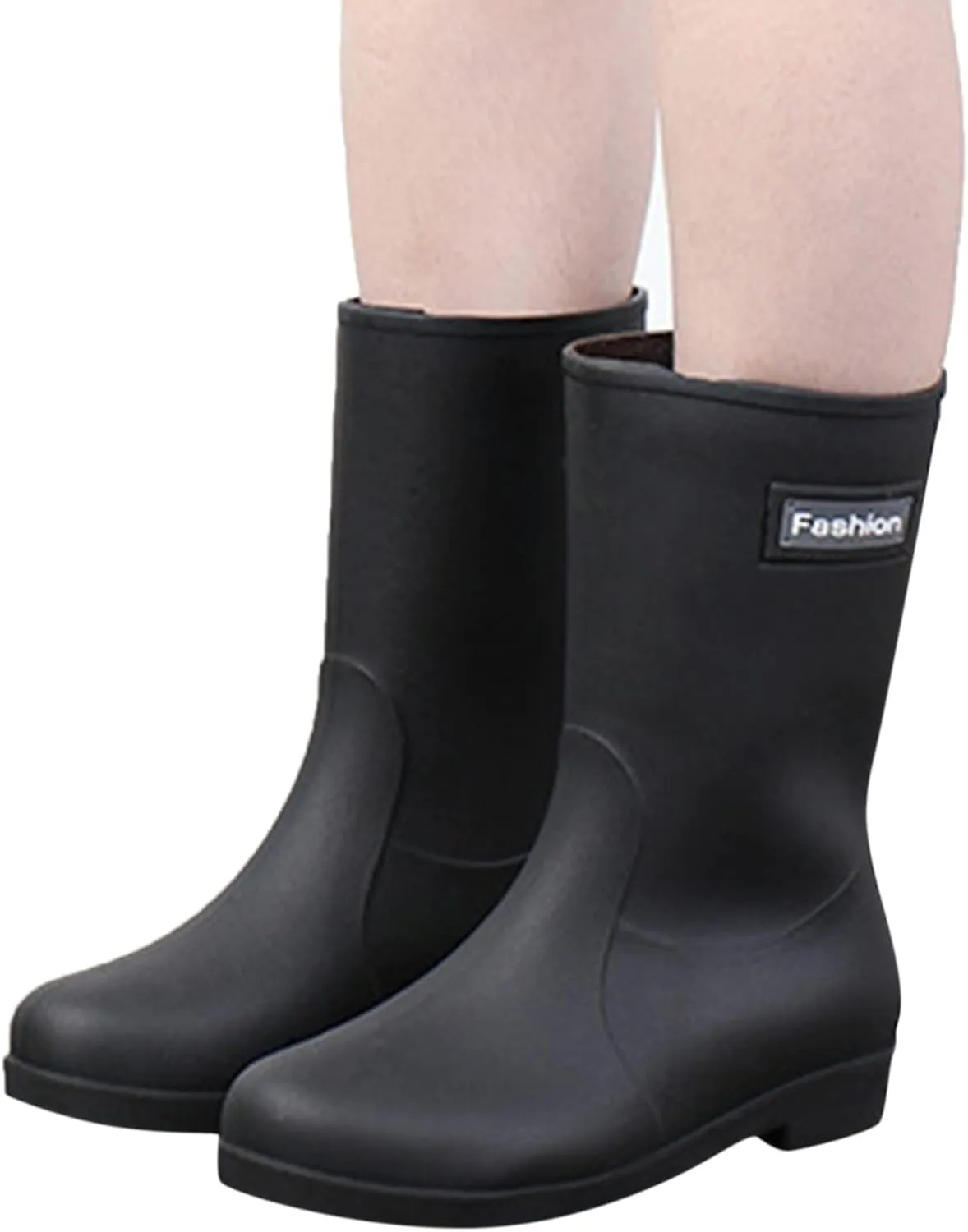 NLOMOCT Rain Boots for Women Mid Calf Rain Boots Waterproof Rubber Boots Short Garden Shoes Ankle Rain Shoes Outdoor