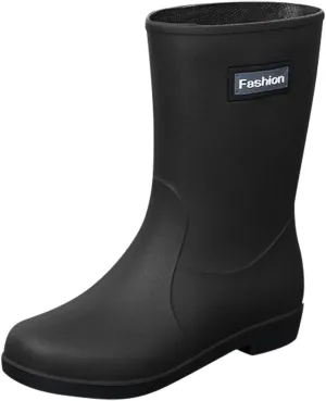 NLOMOCT Rain Boots for Women Mid Calf Rain Boots Waterproof Rubber Boots Short Garden Shoes Ankle Rain Shoes Outdoor