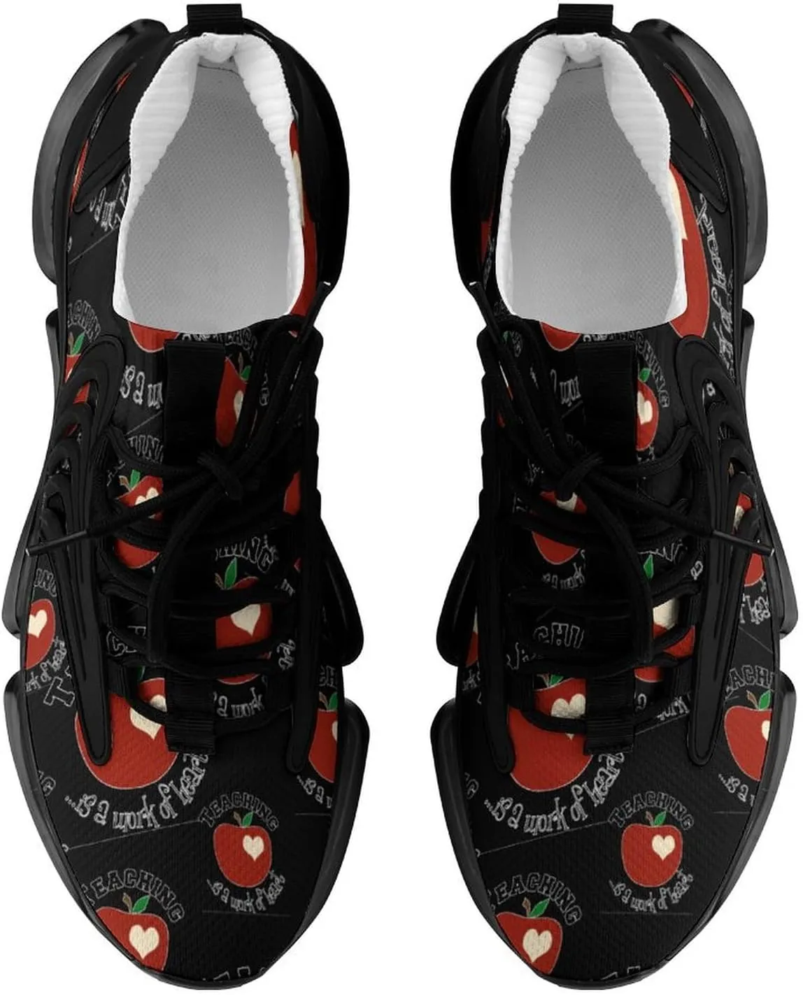 Nursing A Work of The Heart Walking Shoes for Men Lightweight Tennis Fashion Elastic Sports Shoes Cushion Basketball Shoes