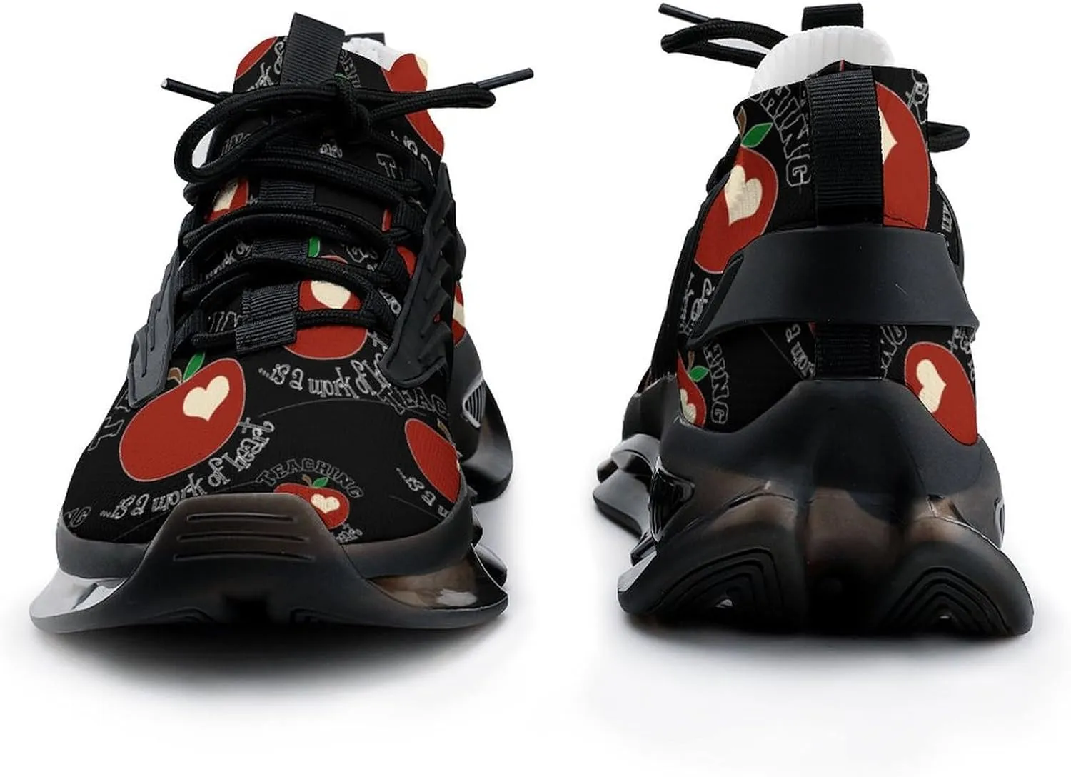 Nursing A Work of The Heart Walking Shoes for Men Lightweight Tennis Fashion Elastic Sports Shoes Cushion Basketball Shoes