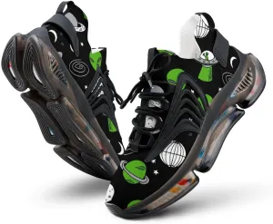 Outer Space Alien Walking Shoes for Men Lightweight Tennis Fashion Elastic Sports Shoes Cushion Basketball Shoes