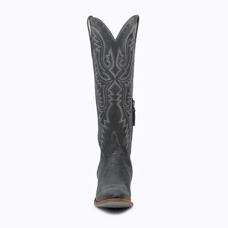 Over the Knee Cowboy Boots for Women Adjustable Thigh High Cowgirl Boots