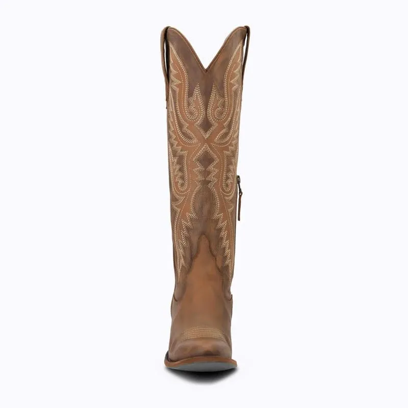 Over the Knee Cowboy Boots for Women Adjustable Thigh High Cowgirl Boots