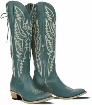 Over the Knee Cowboy Boots for Women Adjustable Thigh High Cowgirl Boots