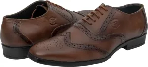 Oxford Shoes for Men Brogue Office Formal Shoes with Lace Handcrafted Luxurious & Comfortable Men's Oxfords