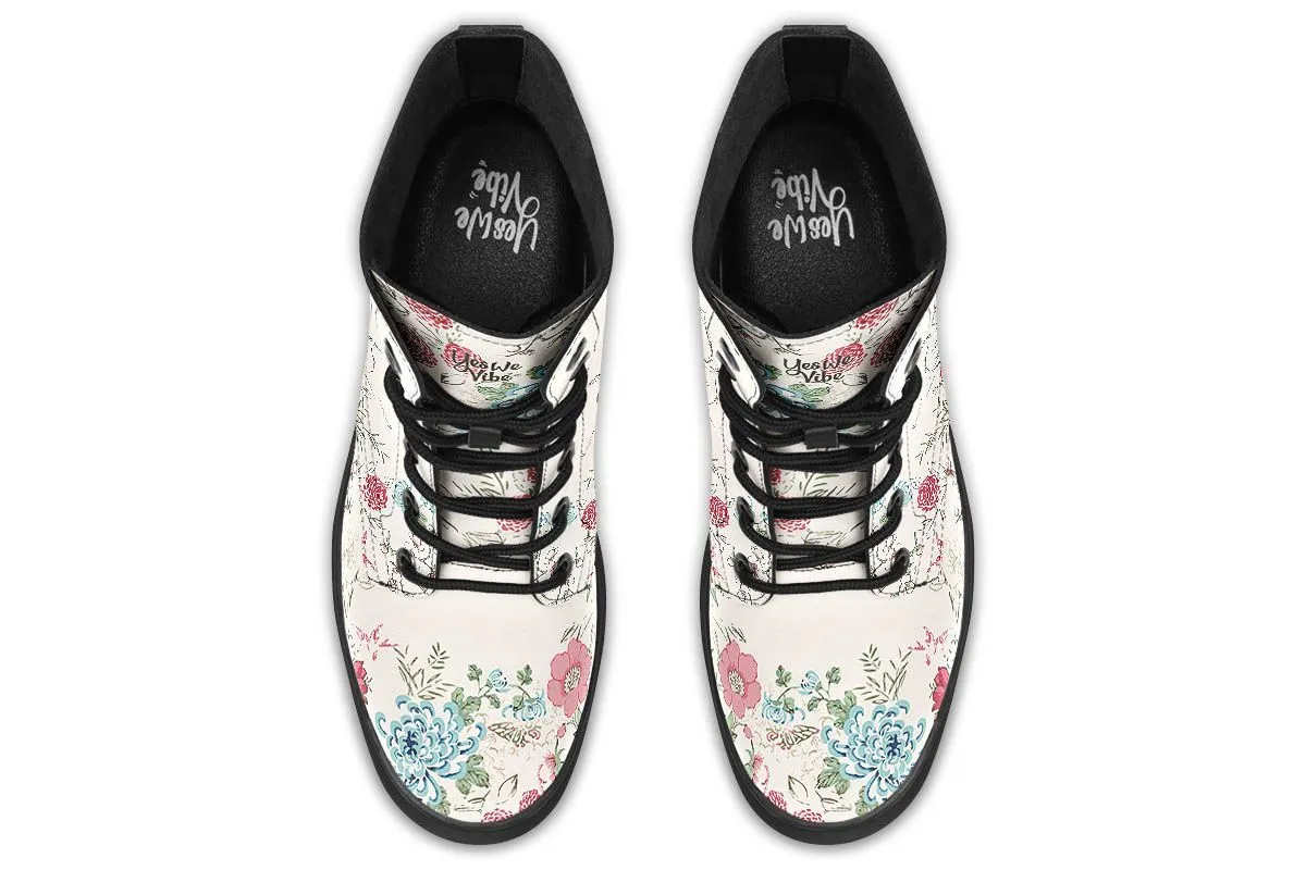 Pink And Blue Flowers