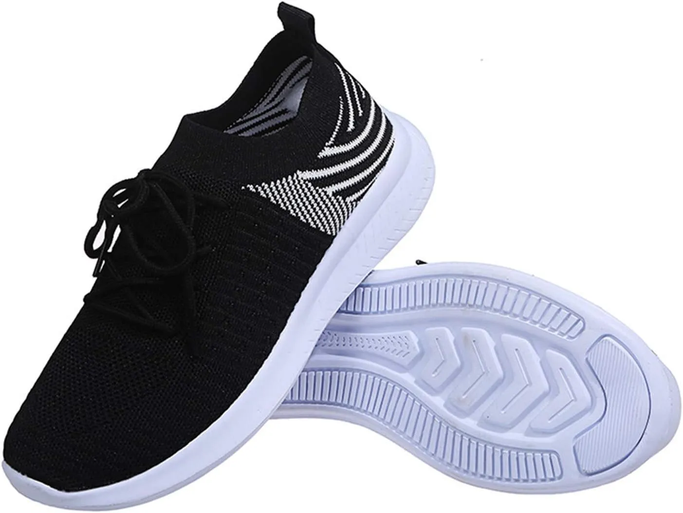 Plantar Fasciitis Shoes Women Work Office Slip On Walking Shoes for Women with Arch Support Women Black Sneakers Size 10 Black Non Slip Tennis Shoes Women Women's Everyday Shoes