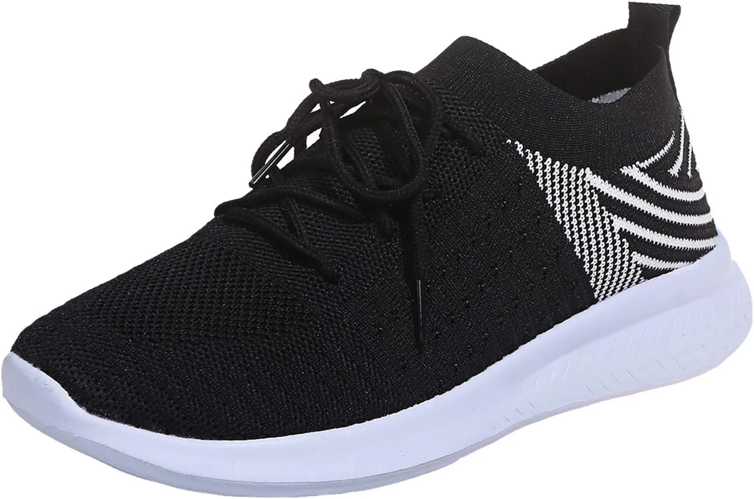 Plantar Fasciitis Shoes Women Work Office Slip On Walking Shoes for Women with Arch Support Women Black Sneakers Size 10 Black Non Slip Tennis Shoes Women Women's Everyday Shoes