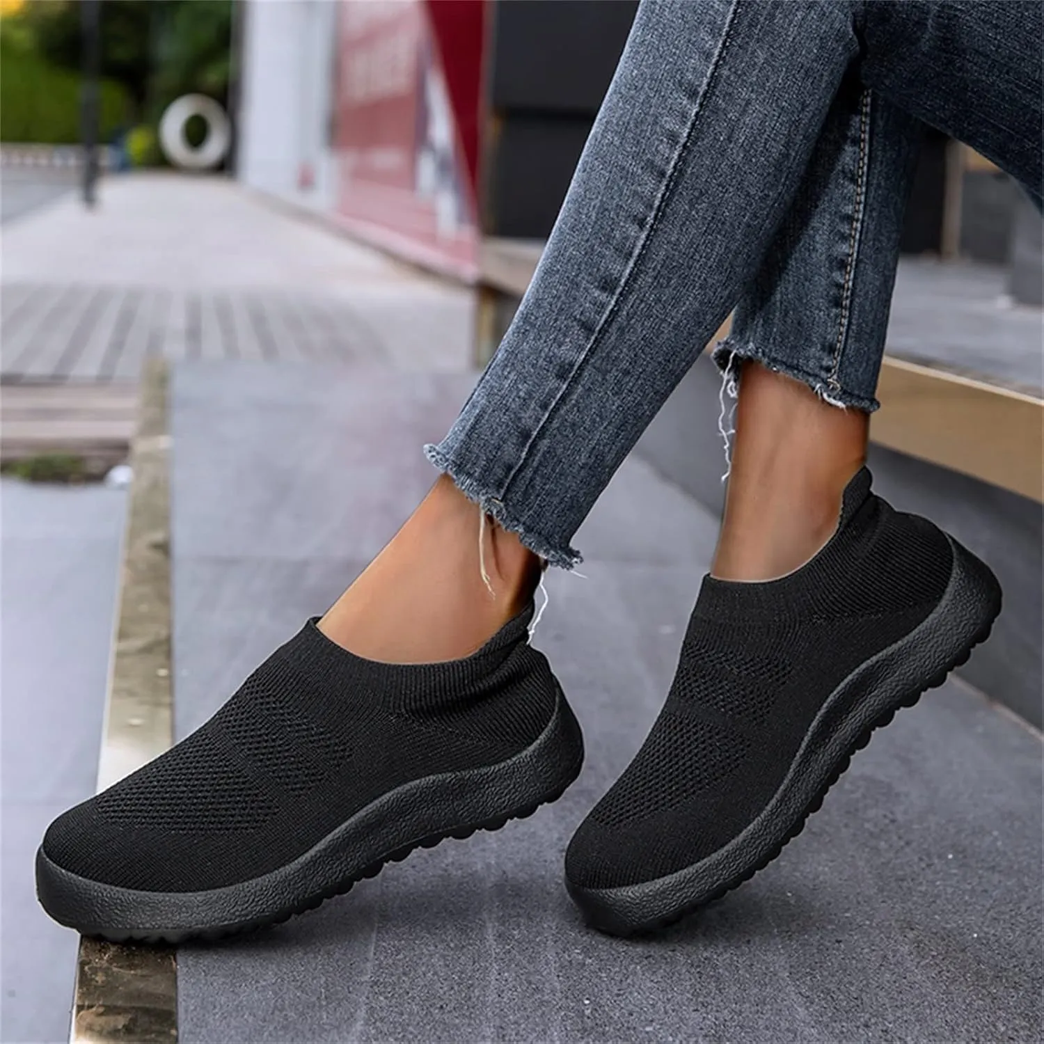 Platform Sneakers for Women 2023 Non Slip Work Shoes for Women Nurse Gym Shoes Women Slip Ons Wide Toe Box Shoes Women Sneakers Zapato Ortopedico para Mujer Pie Derecho