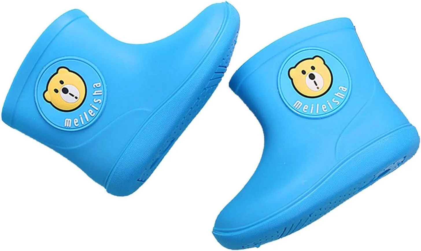 POLG Little Kids Rain Boots for Girls Boys Toddler Cartoon Dinosaur Waterproof Rubber Sole Shoes 1-6 Years
