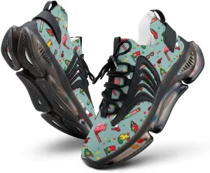 Portugal Russia Soccer2 Walking Shoes for Men Lightweight Tennis Fashion Elastic Sports Shoes Cushion Basketball Shoes