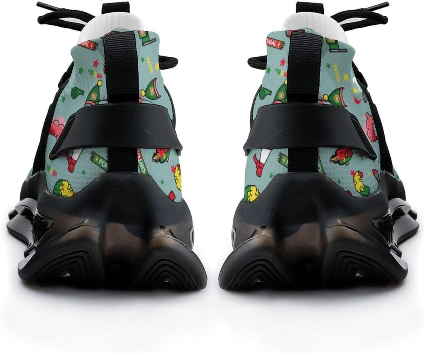 Portugal Russia Soccer2 Walking Shoes for Men Lightweight Tennis Fashion Elastic Sports Shoes Cushion Basketball Shoes