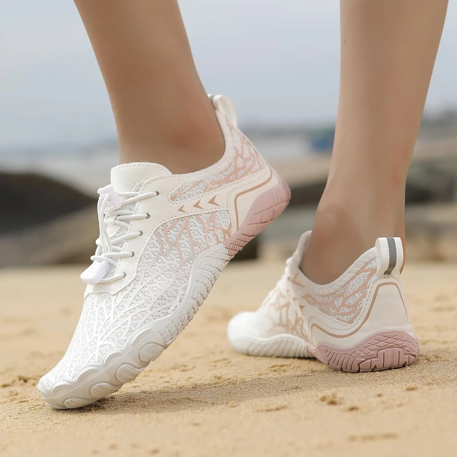 Pro Hike Barefoot Shoes for Women Footwear Barefoot Shoes with Wide Toe Box, Healthy & Non-Slip Breathable Beach Shoes Men Surf Hiking Walking Shoes Unisex