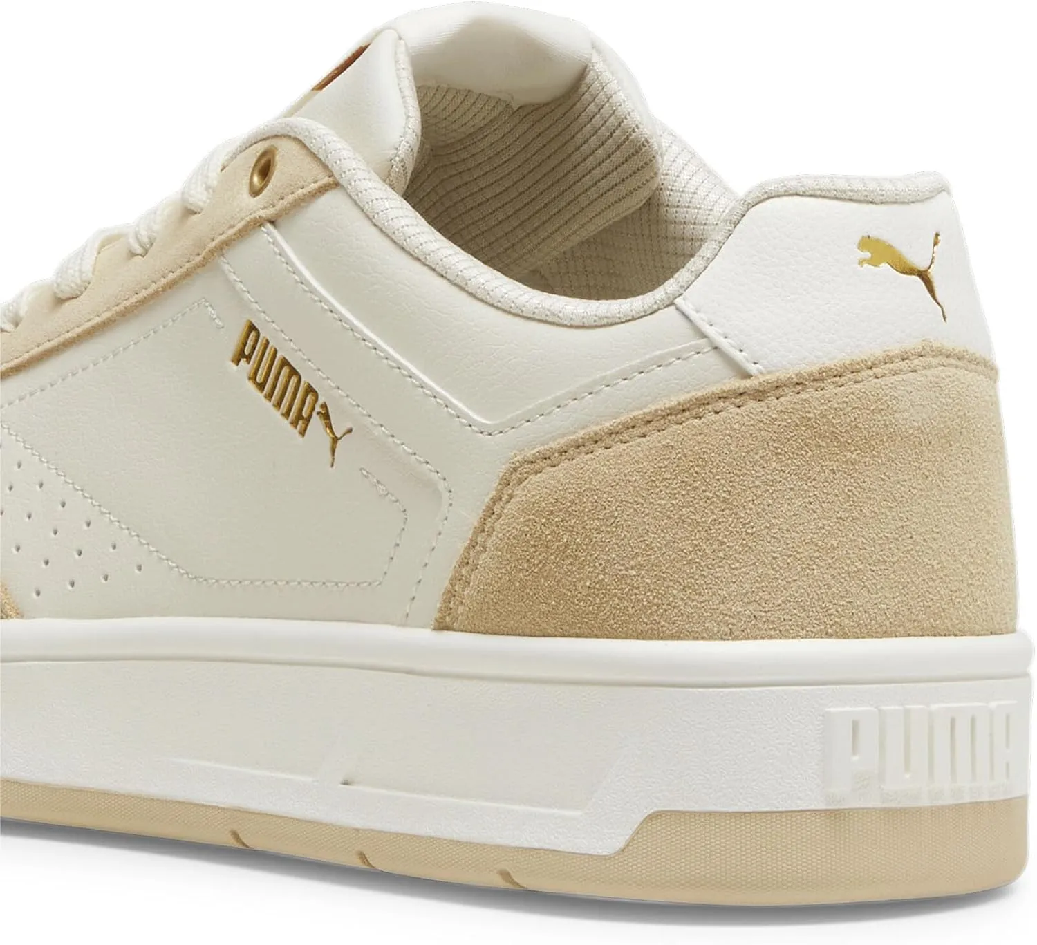 PUMA Men's Court Classic Shoes, Alpine Snow-Toasted Almond, 11.5