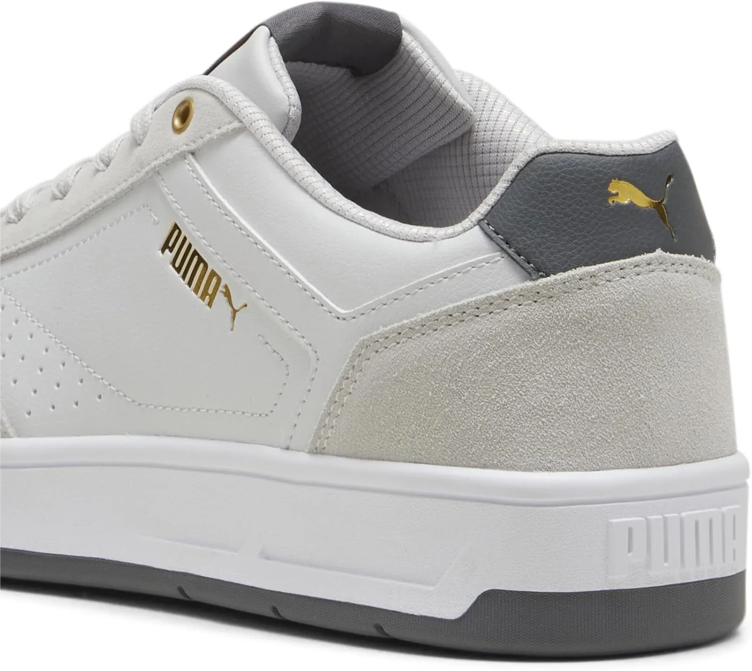 PUMA Men's Court Classic Shoes, Alpine Snow-Toasted Almond, 11.5