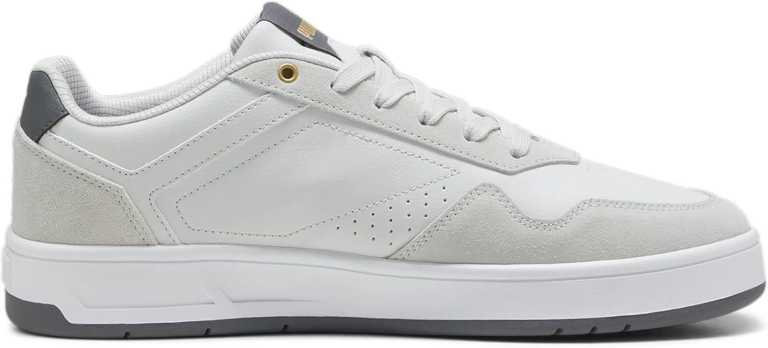 PUMA Men's Court Classic Shoes, Alpine Snow-Toasted Almond, 11.5