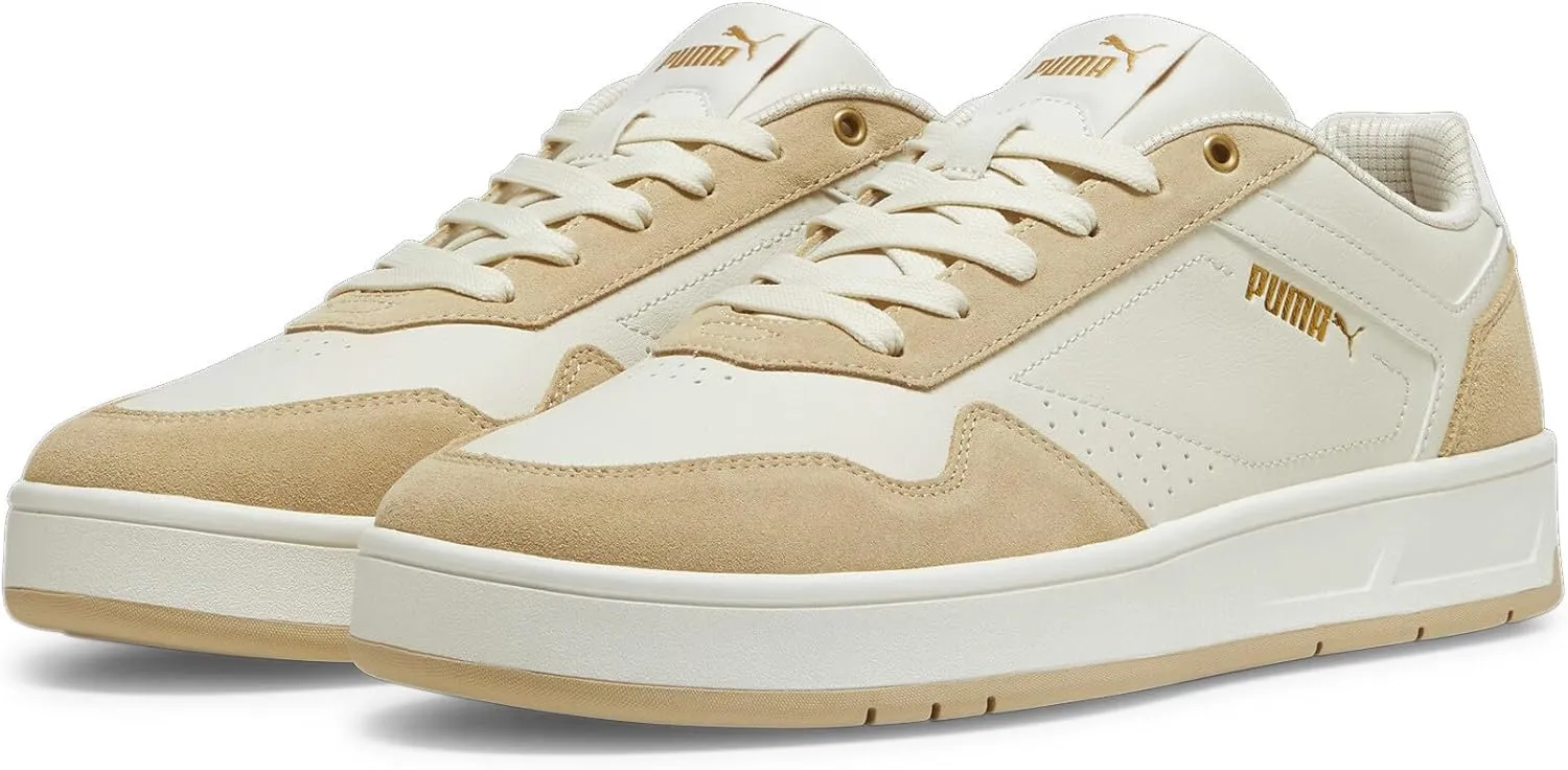 PUMA Men's Court Classic Shoes, Alpine Snow-Toasted Almond, 11.5