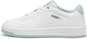 PUMA Women's Court Classy Shoes, White-Silver, 5.5