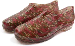 Qtqgoitem Red Green US 6.5 Low Heel Resistant Waterproof Rain Boots Wellies Ankle Shoes for Women (Model: 604 969 46c 5ac 3e0)