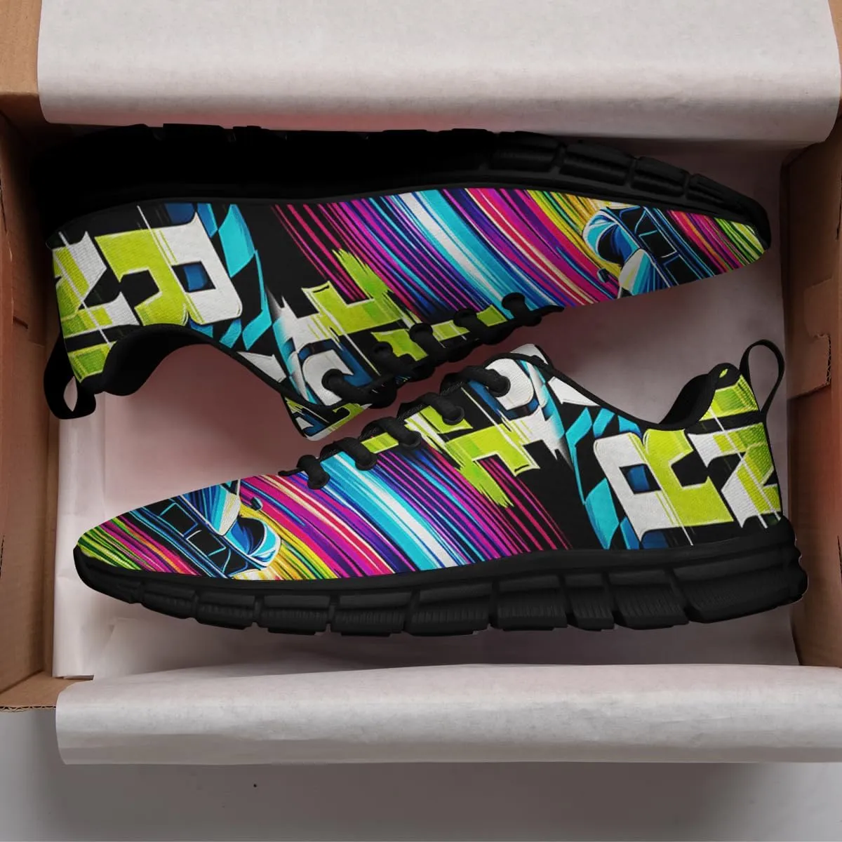 Racing Summer Night Men Women Fashion Sneakers Breathable Casual Comfortable Walking Shoes