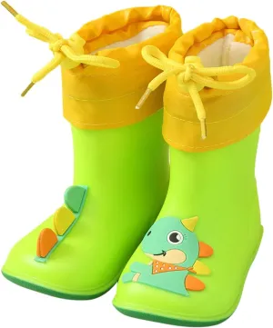 Rain Boots Baby Colorful Plush Children Water Shoes EVA Kids Rain Boots Tall Rain Boots For Girls Girls Rain Boots