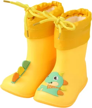 Rain Boots Baby Colorful Plush Children Water Shoes EVA Kids Rain Boots Tall Rain Boots For Girls Girls Rain Boots