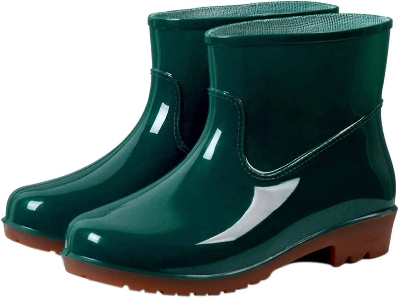 Rain Boots Women Wide Calf Mens Grounded Footwear Black Booties Barefoot Shoes Casual Fall Women's Rubber Rain Boots Waterproof & Anti-slip Womens Boots Winter