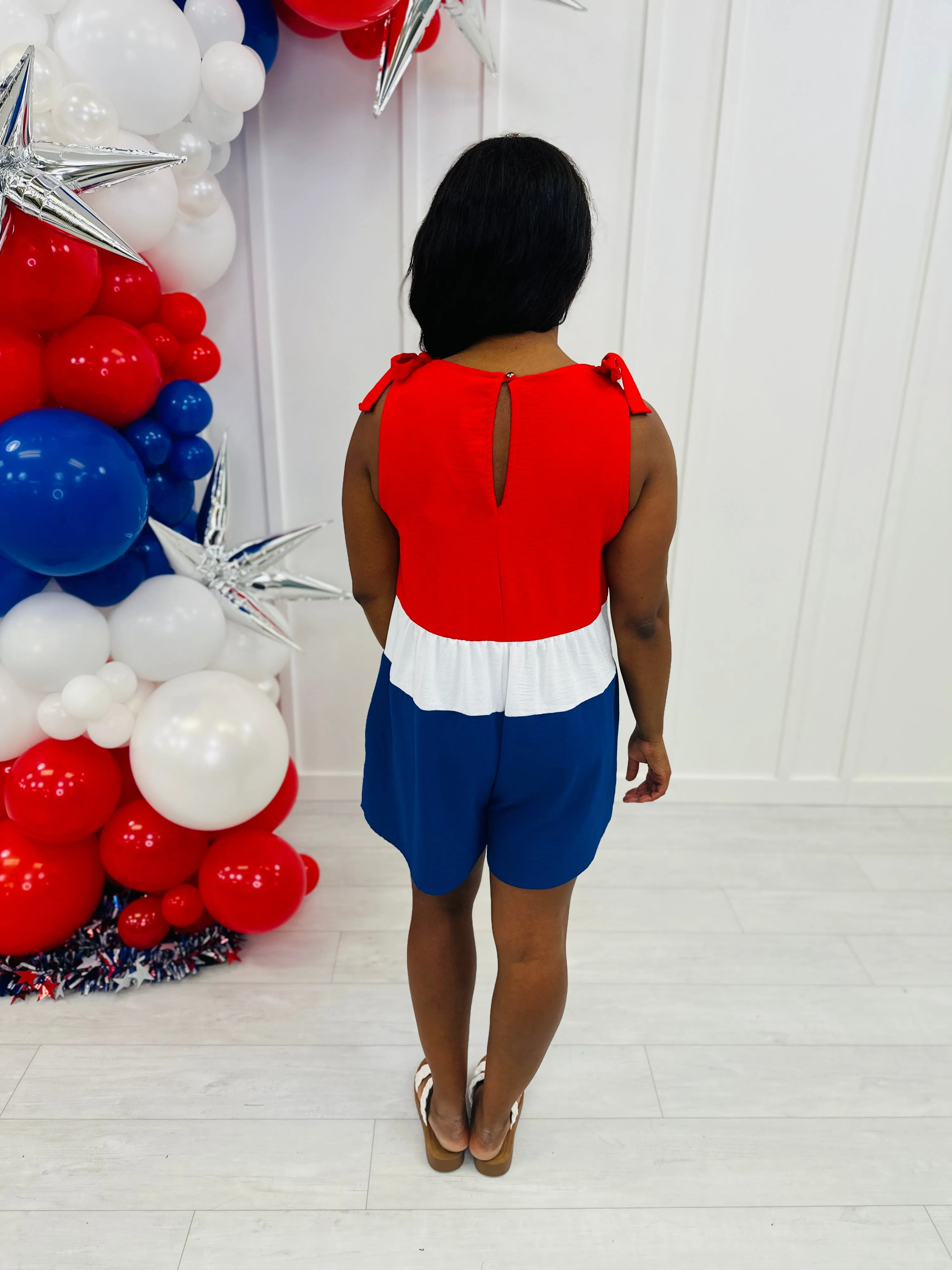 REG/CURVY Keep Calm and Sparkle On Romper