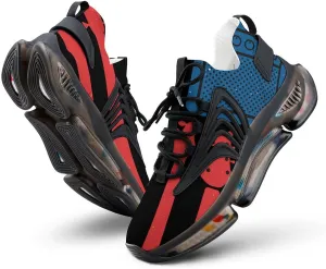 Rock N Roll USA Flag Walking Shoes for Men Lightweight Tennis Fashion Elastic Sports Shoes Cushion Basketball Shoes