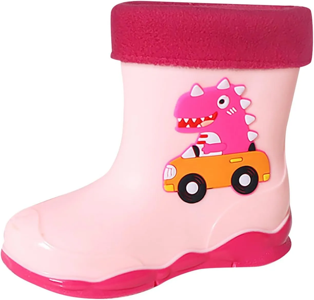 Rubber Boots For Boys Little/Big Kids Boys Girls Rain Boots Dinosaur Water Outdoor Anti Slip Boots Girls Rainboots