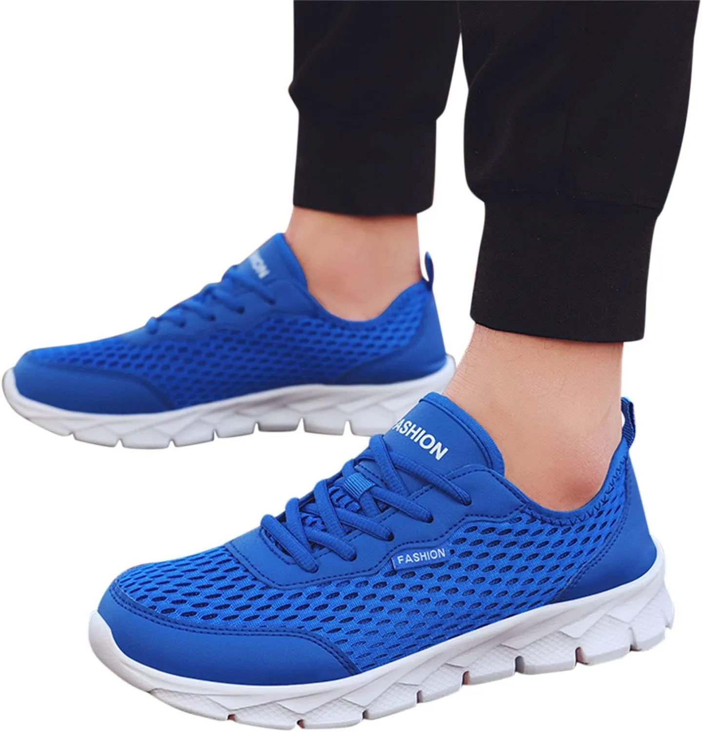 Running Shoes Lightweight Tennis Shoes Non Slip Gym Lace Up Running Shoes for Men Sport Men Casual Shoes Waterproof Sneakers Slip On Tennis Shoe Trainers Shoe