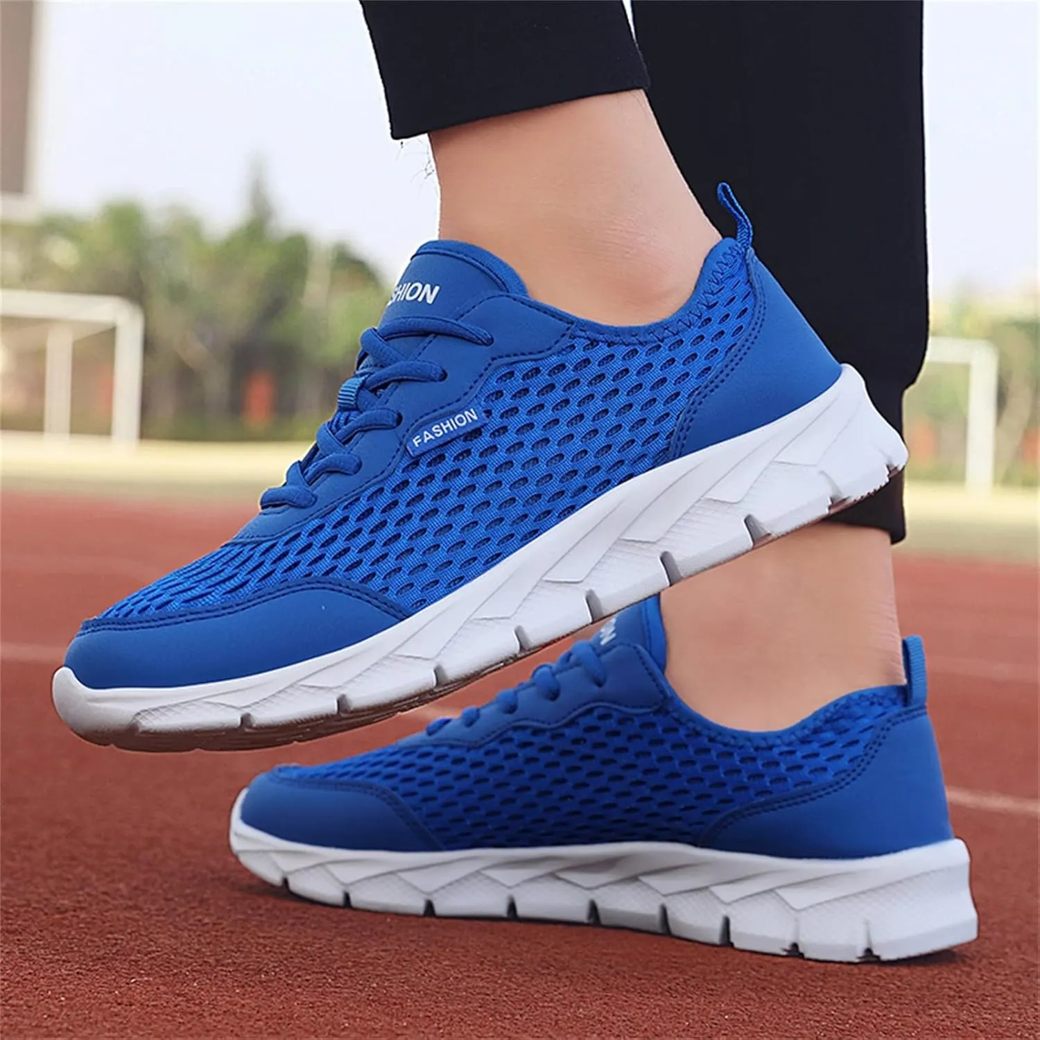 Running Shoes Lightweight Tennis Shoes Non Slip Gym Lace Up Running Shoes for Men Sport Men Casual Shoes Waterproof Sneakers Slip On Tennis Shoe Trainers Shoe