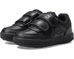 SALE Geox J Arzach Black Double Velcro Sneaker