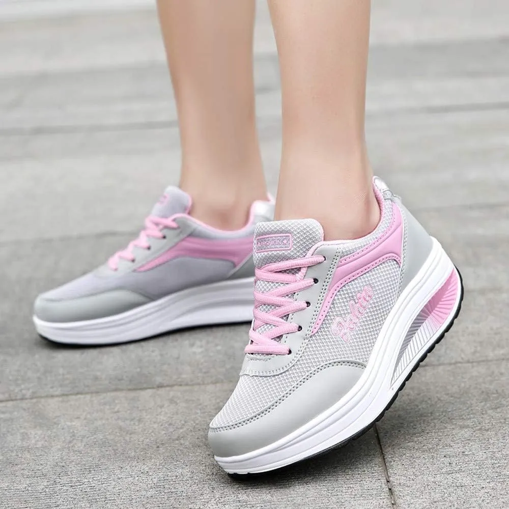 SBGMoSJ Glitter Wedge Sneakers for Women Dressy Orthopedic Black Work Shoes for Women Women Slip On Shoes with Heel Slip On Shoes Women Comfortable No Socks Slip On Shoes for Women 2023