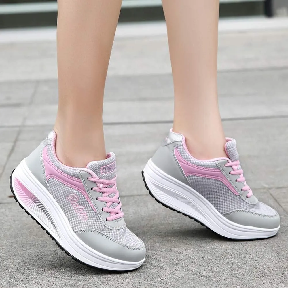 SBGMoSJ Glitter Wedge Sneakers for Women Dressy Orthopedic Black Work Shoes for Women Women Slip On Shoes with Heel Slip On Shoes Women Comfortable No Socks Slip On Shoes for Women 2023