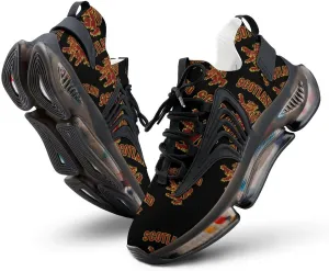 Scottish Rampant Lion Walking Shoes for Men Lightweight Tennis Fashion Elastic Sports Shoes Cushion Basketball Shoes