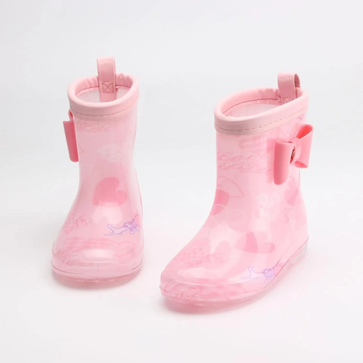 sfdgfhyf Outdoor Rain Boots for Toddler Rain Boots Rain Boots Short Rain Boots For Toddler Easy On Lightweight Shoes 2 to