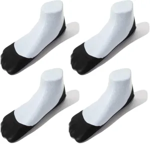 SHEEC Men??s No Show Socks ?C Lightweight, Durable, Non-Slip for Loafers & Dress Shoes ?C Breathable Nylon-Cotton Blend
