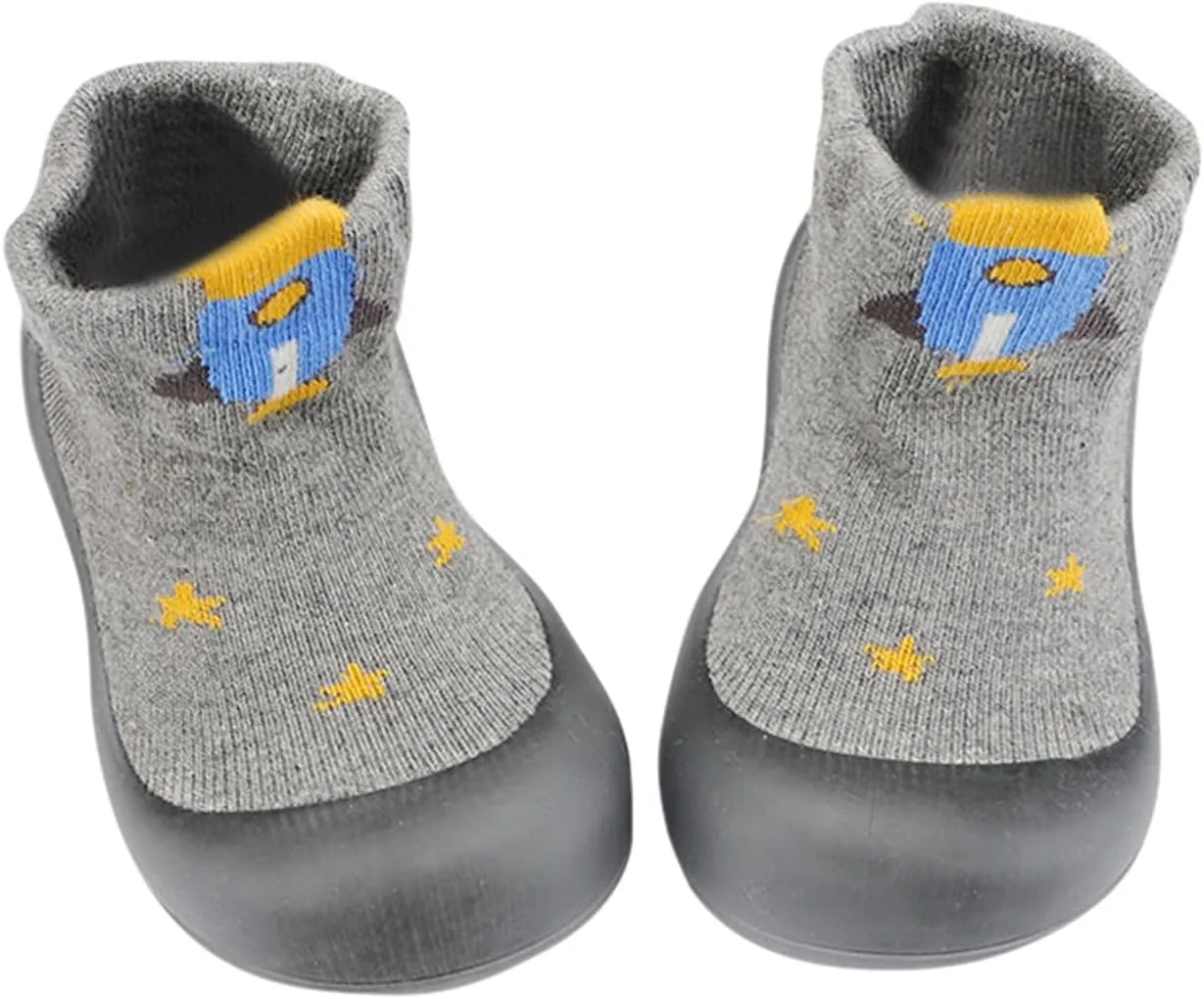Shoes for Boys, 0-4 Years Toddler Newborn Boys Girls First Walking Shoes Indoor Cute Casual Elastic Socks Shoes