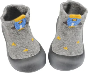 Shoes for Boys, 0-4 Years Toddler Newborn Boys Girls First Walking Shoes Indoor Cute Casual Elastic Socks Shoes